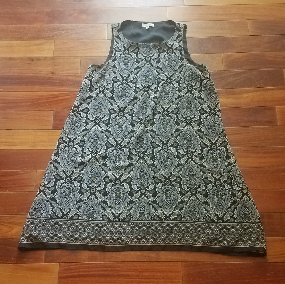 Max Studio Blue Paisley Shift Dress